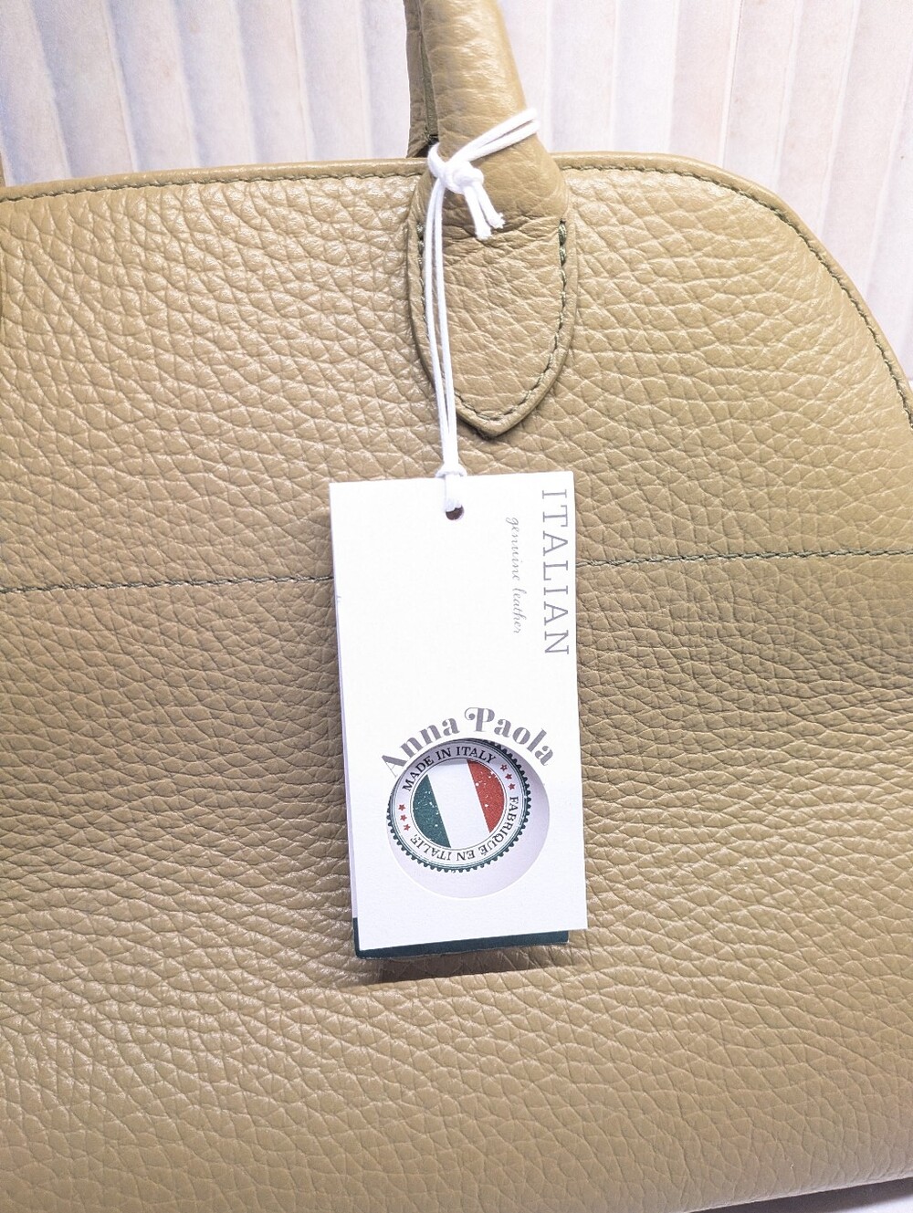 NWT Anna Paolo Riva Italian Leather & Suede Handbag - Picture 3 of 8
